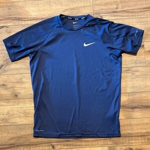 Nike Men's Blue Dri-FIT Short Sleeve Tee